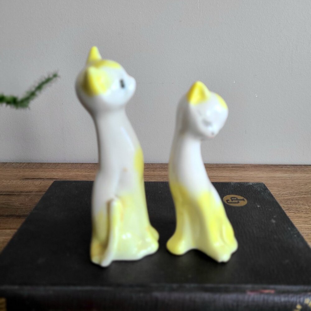 Vintage ceramic long neck kittens/cats figurines. Cat collection. - Picture 4 of 7